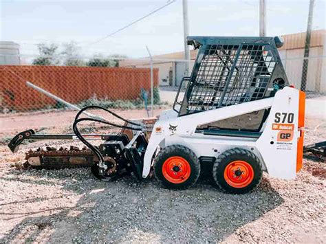 skid steer attachment trencher|bobcat trencher attachment for sale.